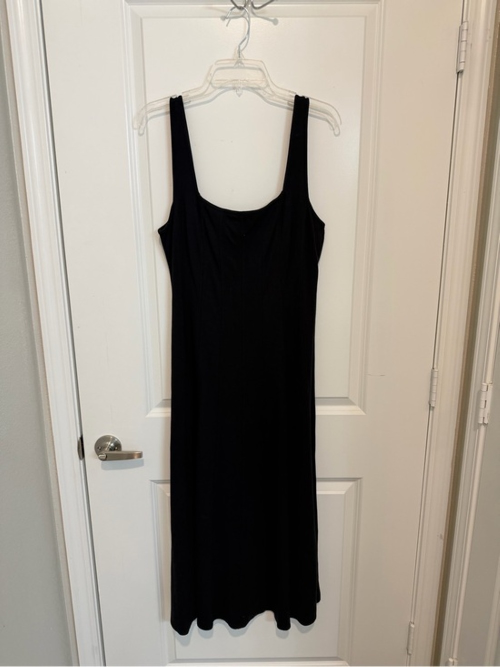 Loft Ribbed A Line Midi Dress Sz 10 NWT Ponte Knit Fit and Flare Zip Back